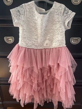 Bonnie Jean Little Girls Dress Size 5 *Gently Worn*